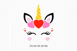 valentines day unicorn svg, unicorn svg