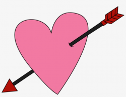 Vector Free Stock Arrows With Hearts Clipart - Valentines Day Heart ...