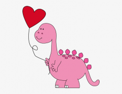 Dinosaur - Valentines Day Clip Art Dinosaur - Free Transparent PNG ...