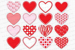 Heart / Love / Heart Clipart / Valentine Heart Clip Art / Valentine\'s Day /  Heart Graphic and Illustrations