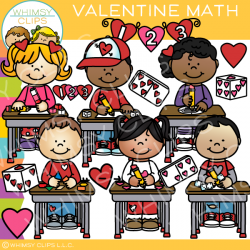 School valentine clip art , Images & Illustrations | Whimsy Clips ®