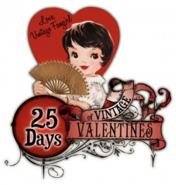 Victorian Valentine Flower Wreath Clip Art @ Vintage Fangirl