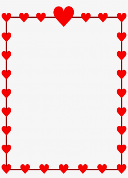 Valentine Clip Art Border - Valentines Day Border Clip Art - Free ...