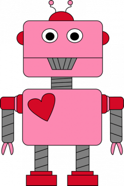 Robot Valentine\'s Day Clip Art | Valentine\'s | Valentines robots ...