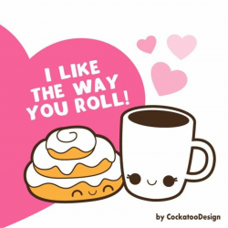 Valentine clipart, kawaii food clipart, kawaii valentines day ...