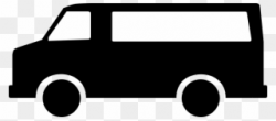 Light Commercial Van Symbol - Black Van Clipart - Png ...