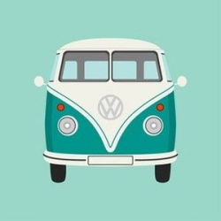 Clipart / Sea Green Camper Van by Graphic Nothing @ Some ...