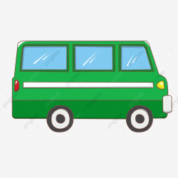 Green Van Hand Drawn Van Cartoon Van Van Illustration, Black ...