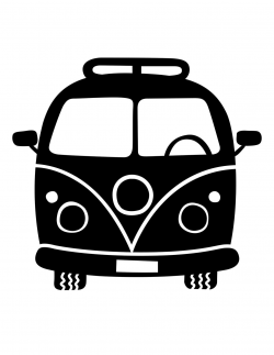 Front Hippie Van Sketch-Digital Download-ClipArt-ArtClip ...