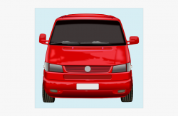 Roter Vw-bus Clip Art - Red Car Front Clipart #113060 - Free ...
