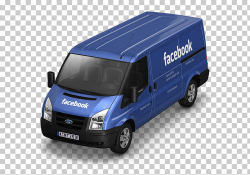 Compact van model car, Facebook Van Front, blue Ford Transit ...