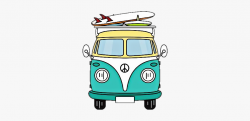 van #volkswagen - Hippie Van Sticker #2560430 - Free ...