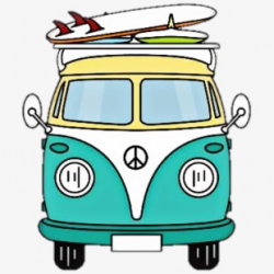 Volkswagen Clipart Surf Van - Van Cartoon Png #2560429 ...