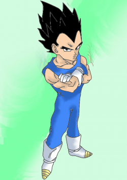 Vegeta Line Art Colored Gimp by Rosiro-Vampire on Clipart ...
