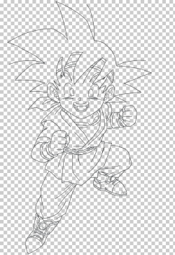 Goku troncos vegeta línea arte dibujo, dibujar PNG Clipart ...