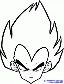 How To Draw Vegeta Easy Graffiti Drawing Easy Dragon Ball Z ...