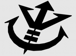 Prince Vegeta symbol (for magnet) - Visit now for 3D Dragon ...
