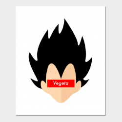 DBZ VEGETA LOGO MINIMALIST