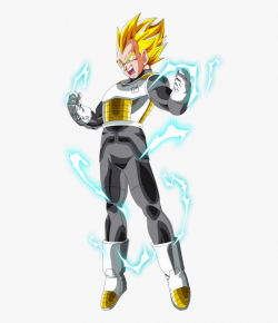 Vegeta Super Saiyan Png Vector - Vegeta Powering Up Png ...