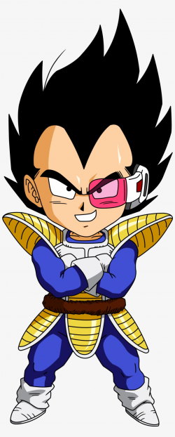 Vegeta Scouter - Dragon Ball Chibi Vegeta PNG Image ...