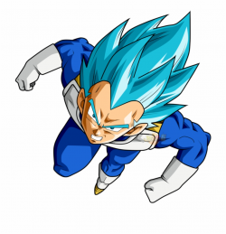 Goku Clipart Vegeta - Vegeta Ssj Blue Png Hd | Transparent ...