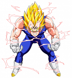 Majin Vegeta SSJ2 by Bardock10 on DeviantArt