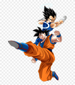 Goku Clipart Angel - Goku And Vegeta Png Transparent Png ...