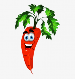 Fruits Clipart Carrot - Animation Fruits And Vegetables ...