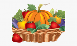Fruits And Vegetables Clipart - Basket Of Fruits And ...