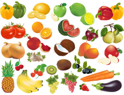 Fruits and vegetables clip art - Cliparting.com