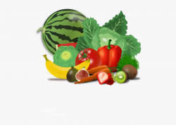 Healty Food Fruit Clip Art - Fruit And Veggies Clipart ...