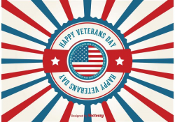 Veterans Day Retro Poster - Download Free Vectors, Clipart ...