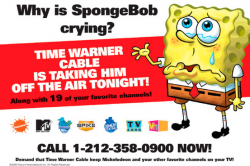 In Fee Battle With Time Warner, Viacom Enlists Cartoons ...