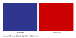 Viacom 18 Logo Color Scheme » Blue » SchemeColor.com