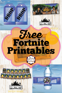 Free Fortnite Party Printables |