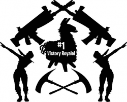 Number 1 Battle Royal Llama Fortnite SVG | Birthday fun ...