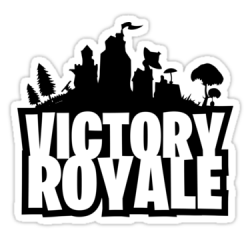 Victory Royale Fortnite #stickers #gamersticker ...