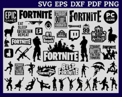 Fortnite Svg Victory Royale Font Fortnite Alphabet Floss ...