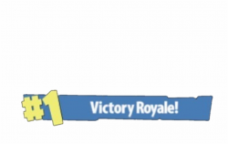 Fortnite Clipart Victory Royale Banner - Fortnite #1 Victory ...