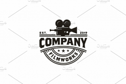 Vintage Video Camera Logo design