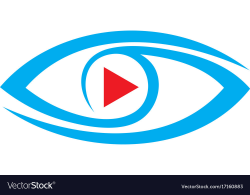 Video play eye logo