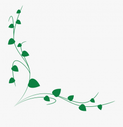 Free Clipart Of A Green Vine Border - Green Vine Border ...