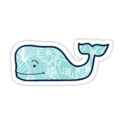 Vineyard Vines Whale Lilly Print by Csturges07
