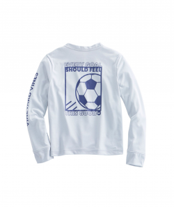 Boys Long-Sleeve Soccer Box Performance T-Shirt in 2019 ...