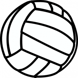 clipart volleyball | Volleyball clip art - vector clip art online ...