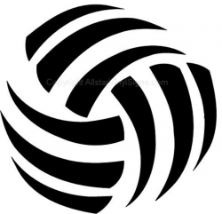 Abstract volleyball clipart - Clip Art Library