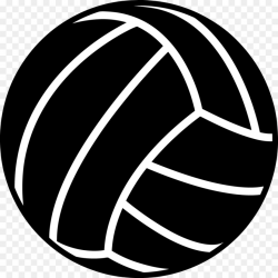 Black and white volleyball clipart 5 » Clipart Station