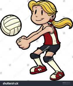 Cartoon Volleyball Clipart - Making-The-Web.com