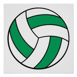 Green And White Volleyball Clipart & Free Clip Art Images #2282 ...