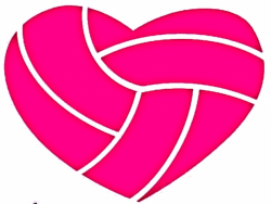 Heart Shaped Volleyball Clipart | Free download best Heart Shaped ...